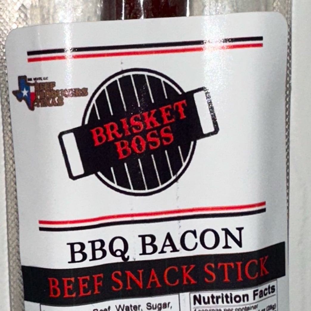 BRISKET BOSS BEEF SNACK STICKS 5 PER PACK